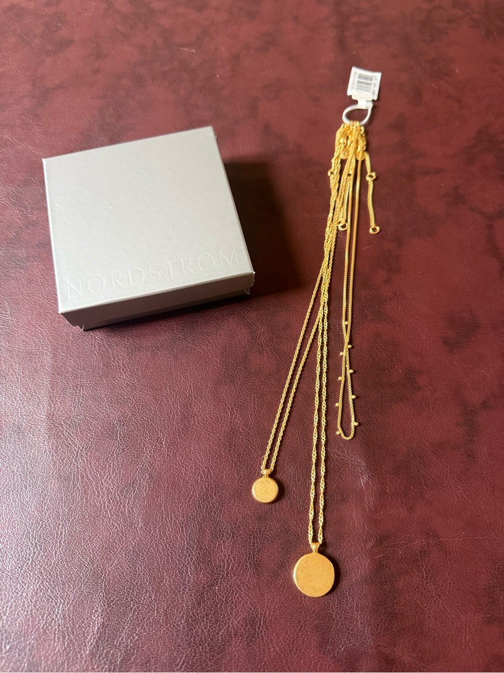 Nordstrom Gold Triple-Layered Necklace